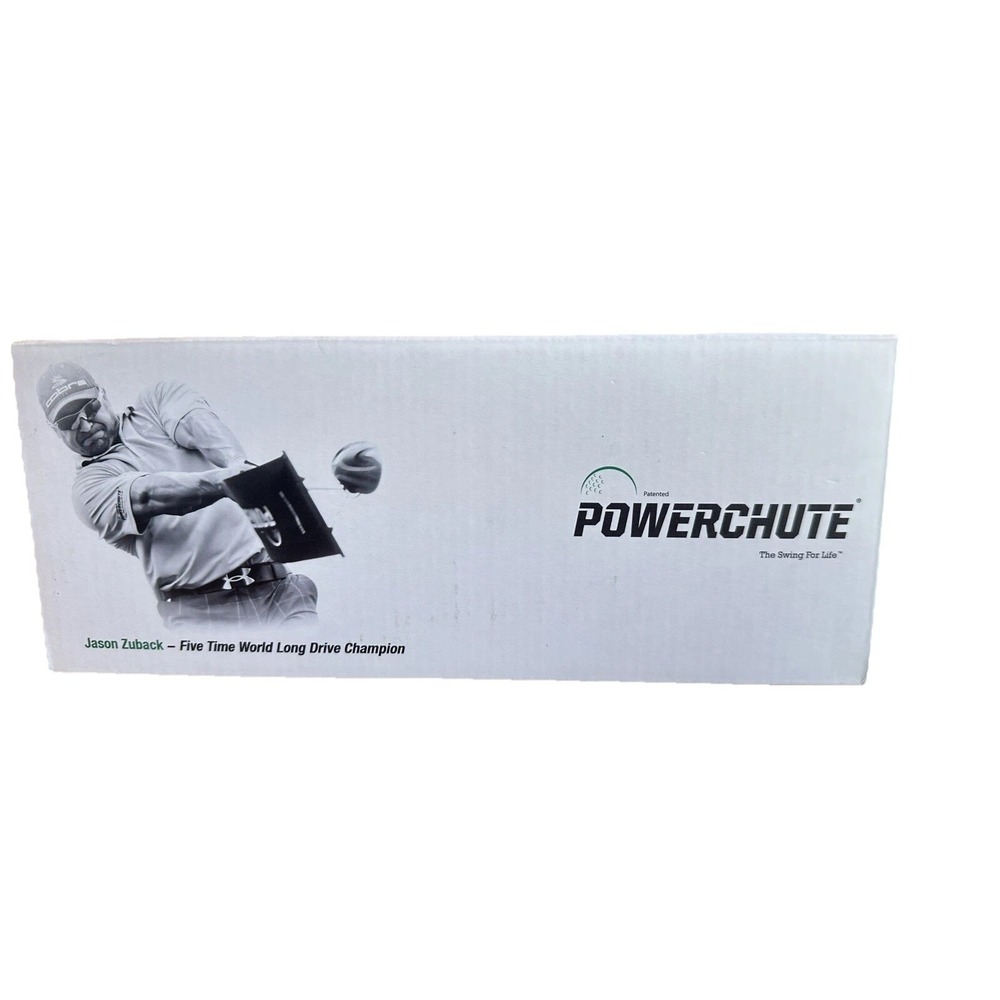 Powerchute Swing For Life Golf Improve Swing Trainer Driver 3-Wood Jason Zuback